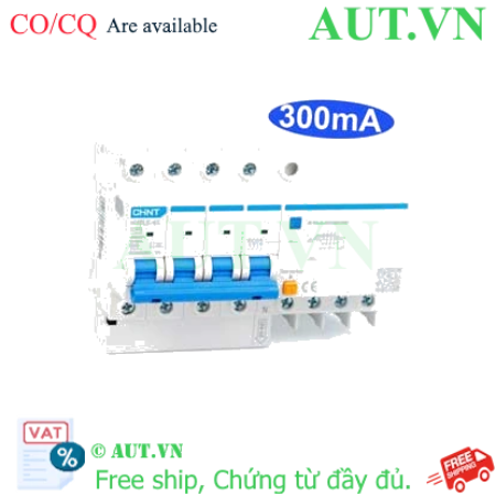 Ảnh của Cầu dao chống rò RCBO CHINT NXBLE-63 4P C40 300mA 6kA 