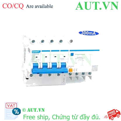 Ảnh của Cầu dao chống rò RCBO CHINT NXBLE-63 4P C63 300mA 6kA 