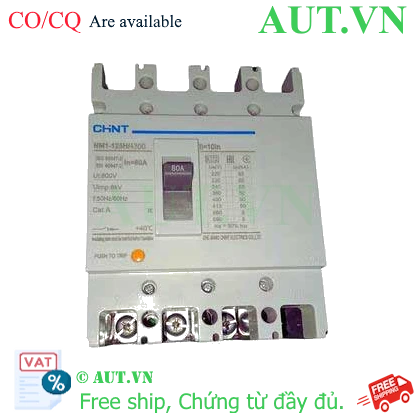 Ảnh của Cầu dao tự động NM1-125H/4300 80A Chint - 4P, 80A, 50kA