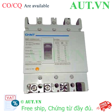 Ảnh của Cầu dao tự động NM1-125H/4300 80A Chint - 4P, 80A, 50kA