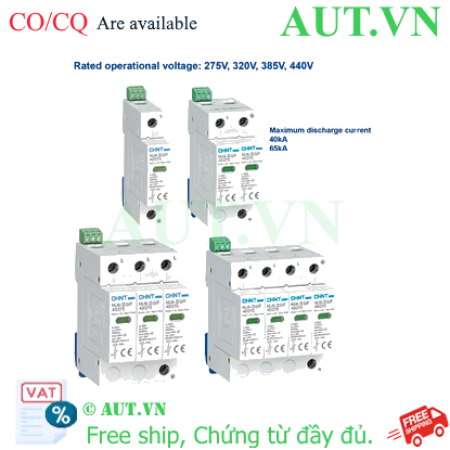 Ảnh của Chống sét lan truyền CHINT NU6-II/F 60kA/385V 4P 