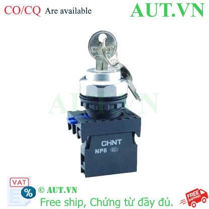 Ảnh của Công tắc chìa khóa CHINT NP8-01Y/21 2 vị trí