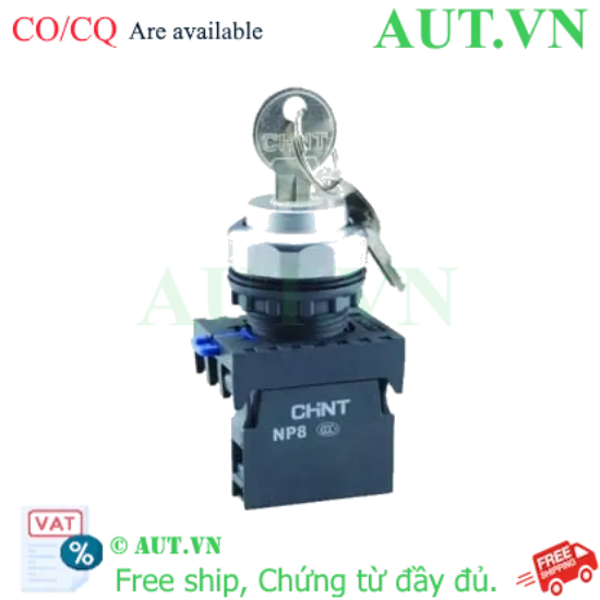 Ảnh của Công tắc chìa khóa CHINT NP8-02Y/21 2 vị trí