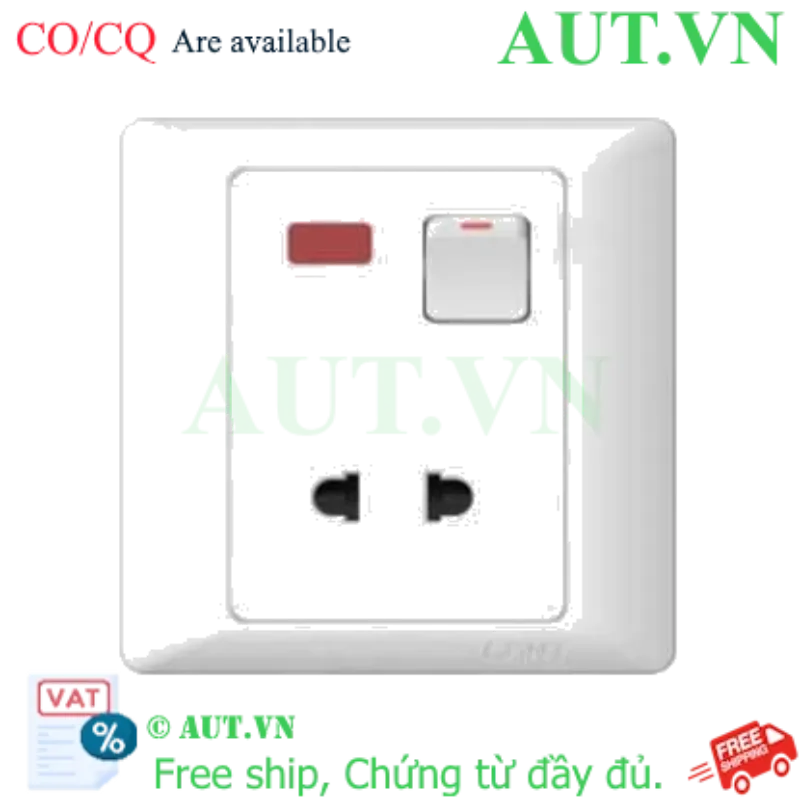 Ảnh của Công tắc kết hợp ổ cắm CHINT NEW7-G401KL 
