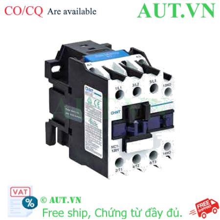 Ảnh của Công tắc tơ 3 pha CHINT NC1-1201 220VAC 12A 5.5kW 1NC