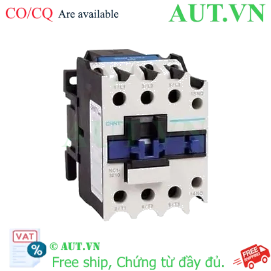 Ảnh của Công tắc tơ 3 pha CHINT NC1-3210Z 380VDC 32A 15kW 1NO