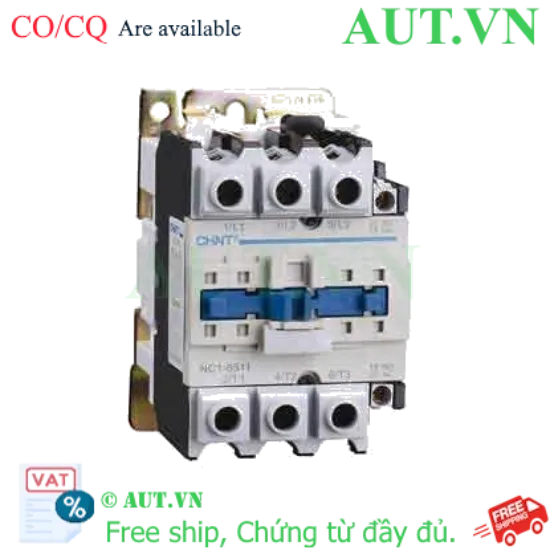 Ảnh của Công tắc tơ 3 pha CHINT NC1-6511 110VAC 65A 30kW 1NO+1NC