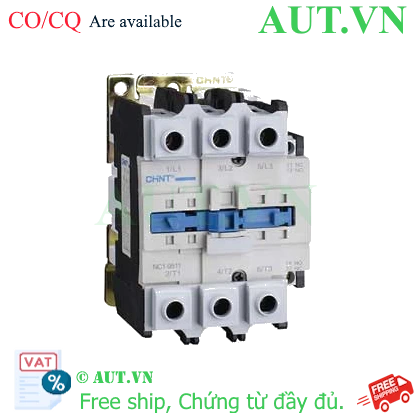 Ảnh của Công tắc tơ 3 pha NC1-9511 380VAC Chint, 95A, chính hãng