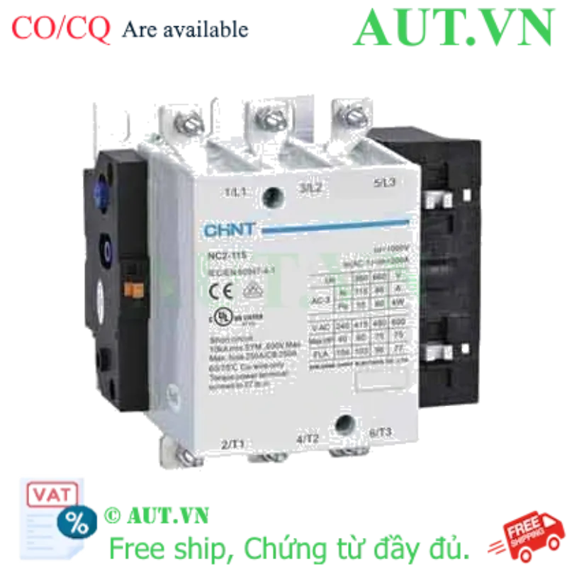 Ảnh của Công tắc tơ xoay chiều 115-800A CHINT NC2-115 220V 
