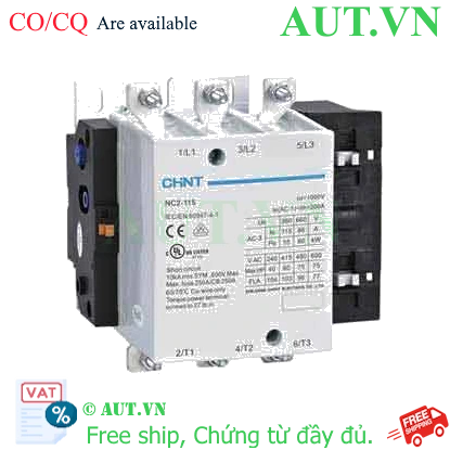 Ảnh của Công tắc tơ xoay chiều 115-800A CHINT NC2-115Z 220V 