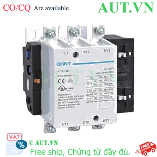 Ảnh của Công tắc tơ xoay chiều 115-800A CHINT NC2-150 220V 