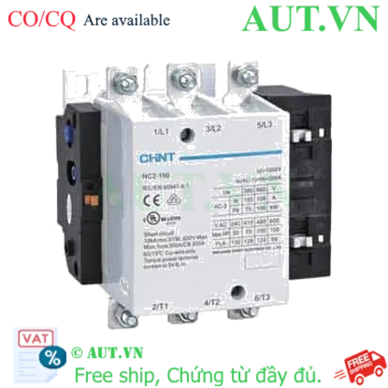 Ảnh của Công tắc tơ xoay chiều 115-800A CHINT NC2-150 220V 