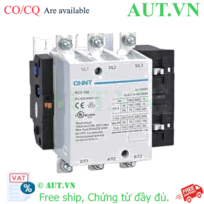 Ảnh của Công tắc tơ xoay chiều 115-800A CHINT NC2-150 220V-240V 