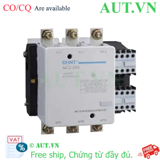 Ảnh của Công tắc tơ xoay chiều 115-800A CHINT NC2-265Z 220V 