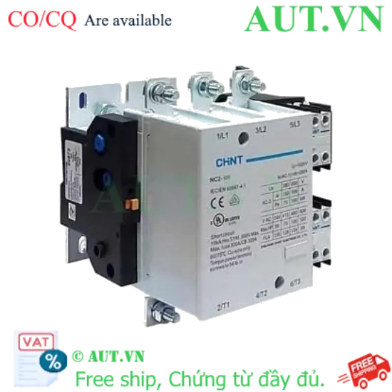 Ảnh của Công tắc tơ xoay chiều 115-800A CHINT NC2-500 220V 