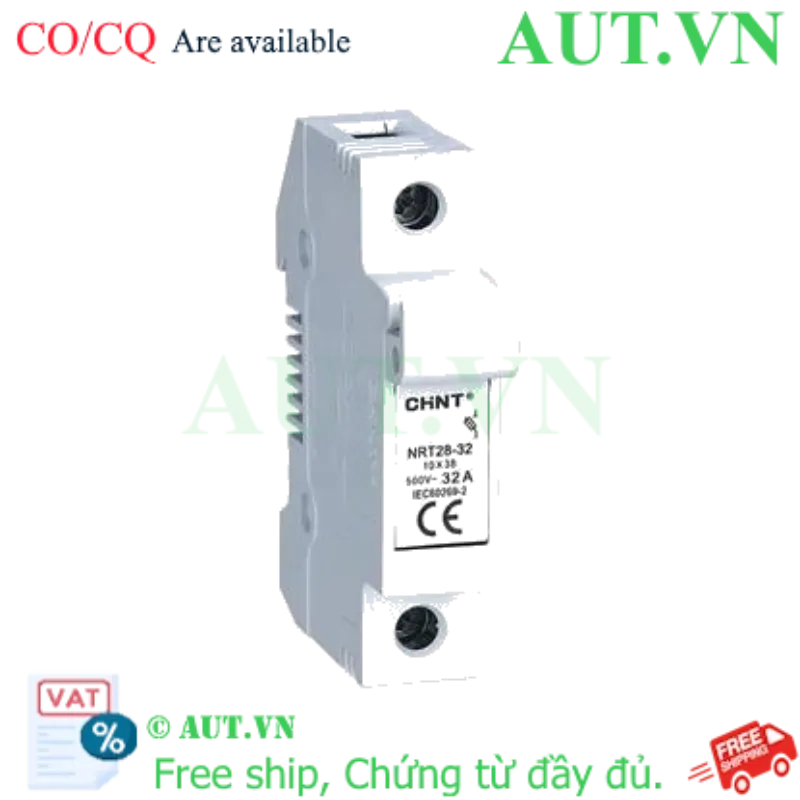 Ảnh của Đế cầu chì CHINT NRT28-32 1P base (EU) 