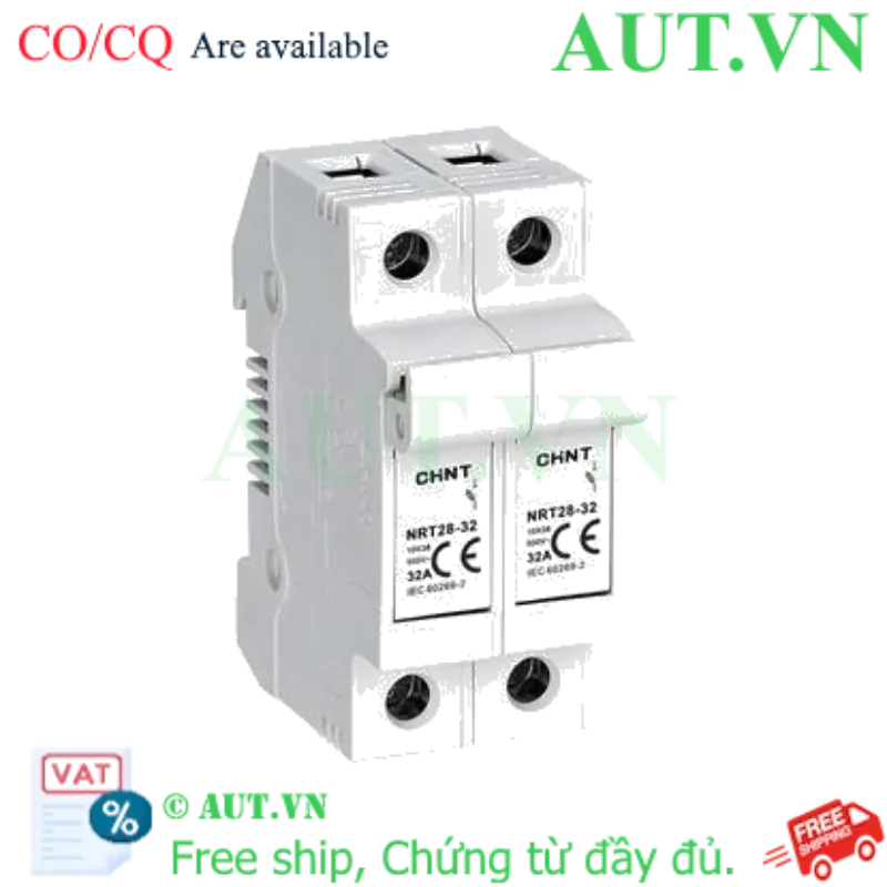 Ảnh của Đế cầu chì CHINT NRT28-32 2P base (EU) 