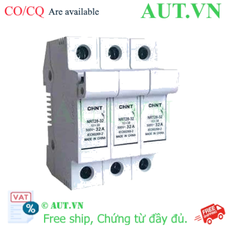 Ảnh của Đế cầu chì CHINT NRT28-32 3P base (EU) 