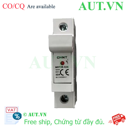 Ảnh của Đế cầu chì CHINT NRT28-32X 1P base (EU) 