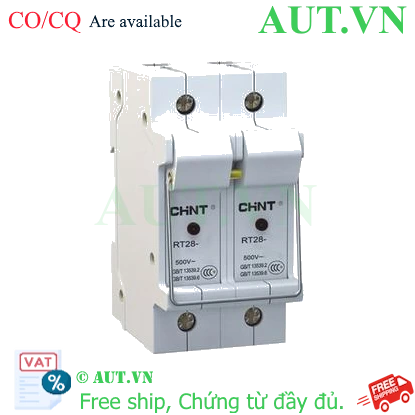 Ảnh của Đế cầu chì CHINT NRT28-32X 2P base (EU) 