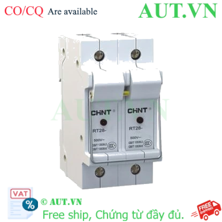 Ảnh của Đế cầu chì CHINT NRT28-32X 2P base (EU) 