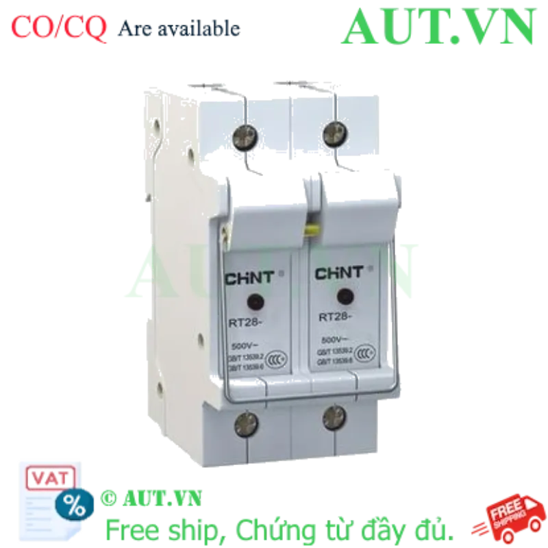 Ảnh của Đế cầu chì CHINT NRT28-32X 2P base (EU) 