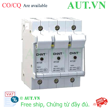 Ảnh của Đế cầu chì CHINT NRT28-32X 3P base (EU) 