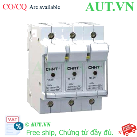 Ảnh của Đế cầu chì CHINT NRT28-32X 3P base (EU) 