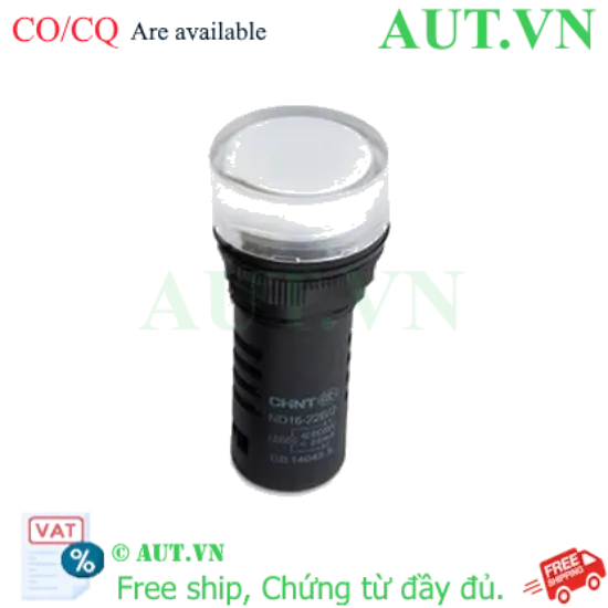 Ảnh của Đèn báo CHINT ND16-22B/2 220V WHT phi 22