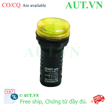Ảnh của Đèn báo CHINT ND16-22B/4 110V YEL phi 22