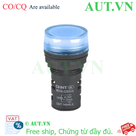 Ảnh của Đèn báo CHINT ND16-22BS/4 110V BLU phi 22