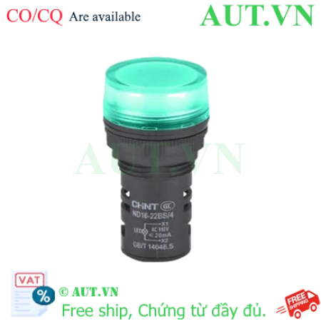 Ảnh của Đèn báo CHINT ND16-22BS/4 110V GRN phi 22