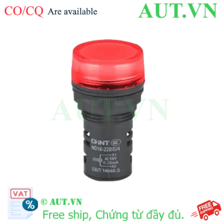 Ảnh của Đèn báo CHINT ND16-22BS/4 110V RED phi 22