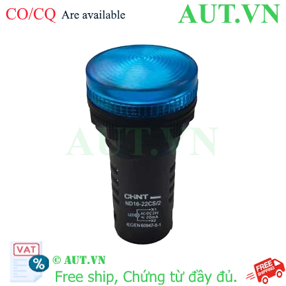 Ảnh của Đèn báo CHINT ND16-22CS/2 24V BLU phi 22