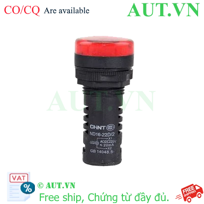 Ảnh của Đèn báo CHINT ND16-22D/2 220V RED phi 22