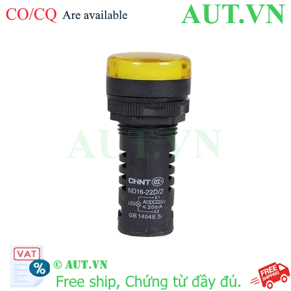 Ảnh của Đèn báo CHINT ND16-22D/2 220V YEL phi 22