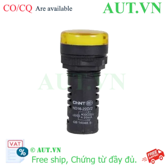 Ảnh của Đèn báo CHINT ND16-22D/2 220V YEL phi 22