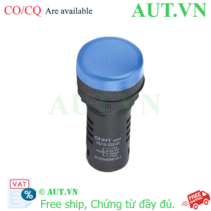 Ảnh của Đèn báo CHINT ND16-22D/2 24V BLU phi 22
