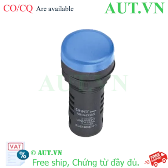 Ảnh của Đèn báo CHINT ND16-22D/2 24V BLU phi 22