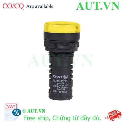 Ảnh của Đèn báo CHINT ND16-22D/2 24V YEL phi 22
