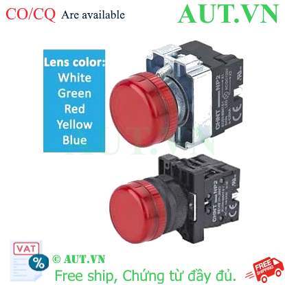 Ảnh của Đèn báo CHINT NP2-EV164 48VAC 48VAC D22 (Đỏ)