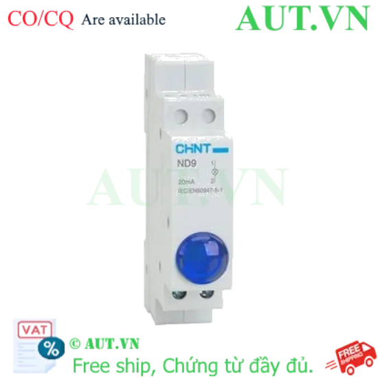 Ảnh của Đèn Báo Thanh Ray Module CHINT ND9-1/B 6.3V - Màu Xanh (Blue)