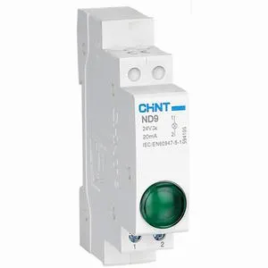 Ảnh của Đèn báo gắn thanh ray CHINT ND9-1/G 24V - Màu Xanh Lá (LED)
