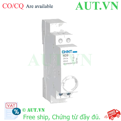 Ảnh của Đèn báo gắn thanh ray dạng module CHINT ND9-1/W 24V 