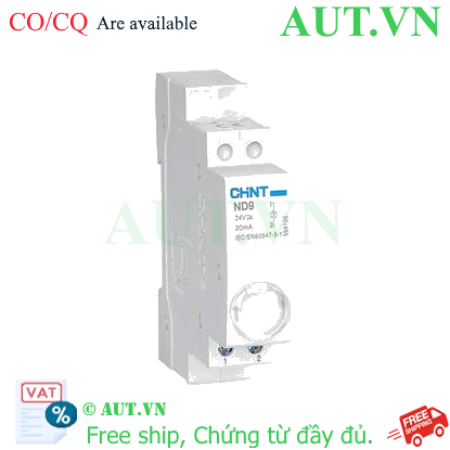 Ảnh của Đèn báo gắn thanh ray module CHINT ND9-1/W 24V (Trắng)