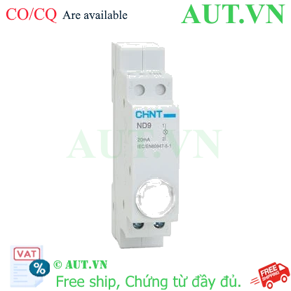 Ảnh của Đèn báo gắn thanh ray dạng module CHINT ND9-1/W 6.3V 