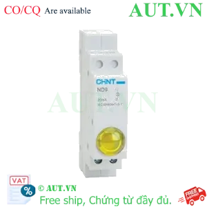 Ảnh của Đèn Báo Module Thanh Ray CHINT ND9-1/Y 12V (Vàng) - Chính Hãng AUT VN