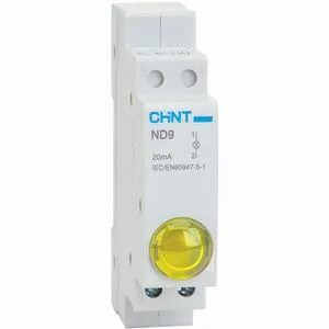 Ảnh của Đèn Báo CHINT ND9-1/Y 6.3V (Màu Vàng) - Module Gắn Thanh Ray DIN