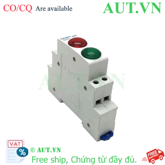 Ảnh của Đèn báo gắn thanh ray dạng module CHINT ND9-2/GR 24V 