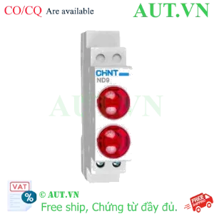 Ảnh của Đèn Báo Gắn Thanh Ray Module CHINT ND9-2/RR 12V (Màu Đỏ)